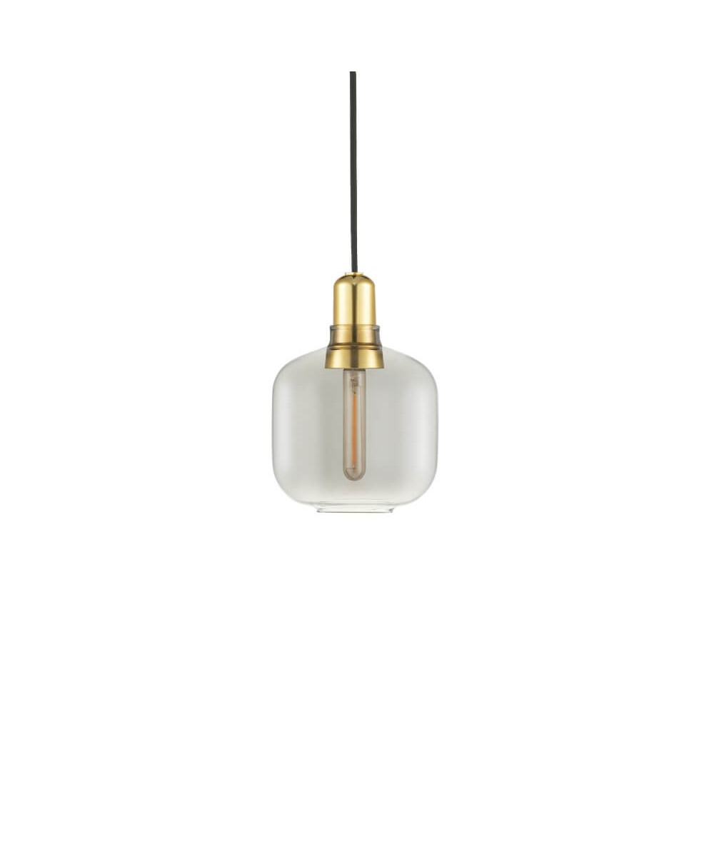 Image of Amp Pendelleuchte Small Rauch/Messing - Normann Copenhagen bei Lampenmeister.ch